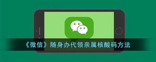 微信随申办怎么代领亲