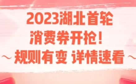 湖北消费券2023年什么时候发放